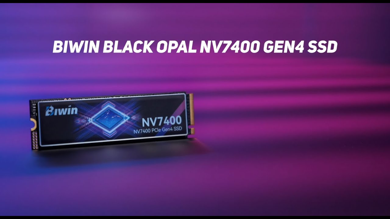 Biwin Black Opal NV7400 Gen 4 SSD - Rendimiento implacable para PC, laptops y PS5