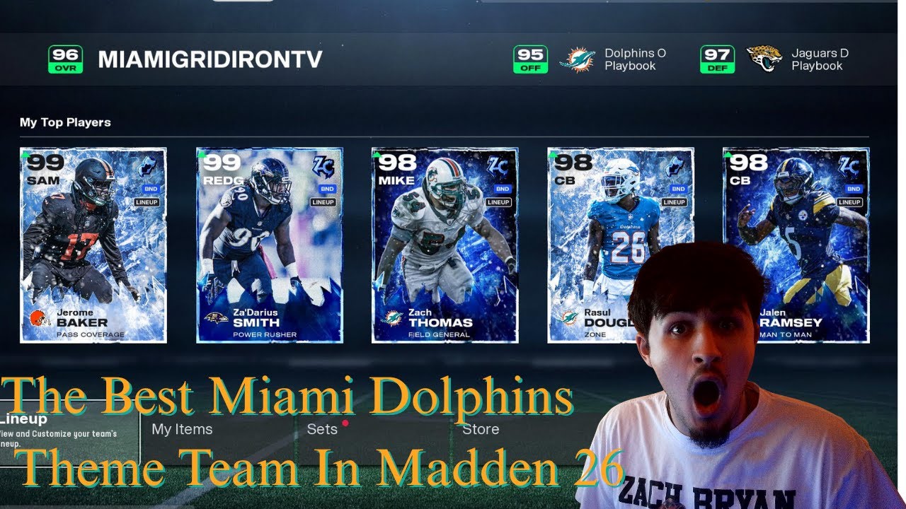 This Is The Best Miami Dolphins Theme Team In Madden 26