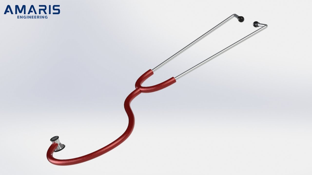 SolidWorks Tutorial N°19 : Stethoscope