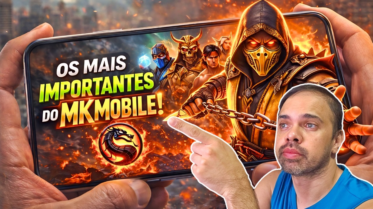 MK Mobile Atenção Esses São os Personagens Mais Importantes do Jogo !!! Diamantes ! Ouros ! Pratas