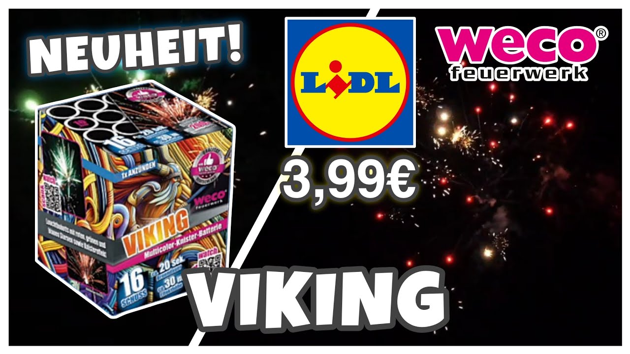 Viking Batterie von Weco bei Lidl 🔥 | NEUHEIT 2025 🎆 | Pyro TV 