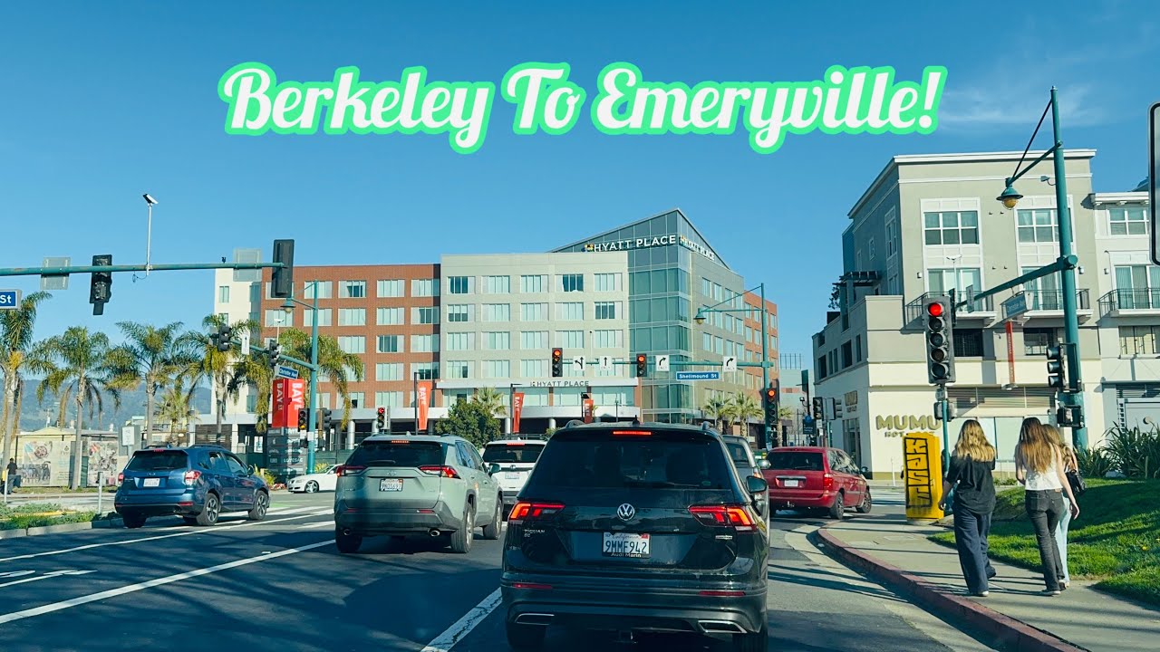 BERKELEY TO EMERYVILLE CALIFORNIA DRIVE! 