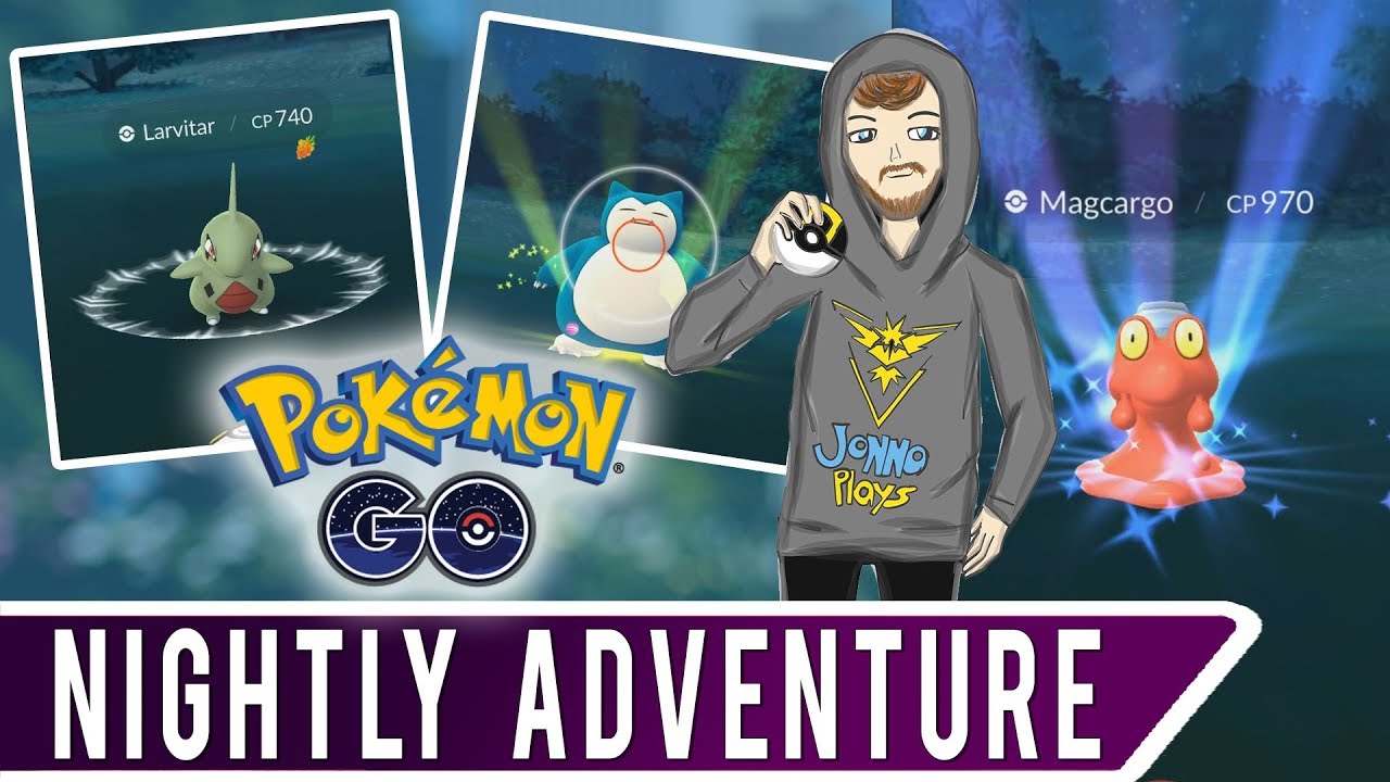 Pokemon GO Nightly Adventure with iVoli! 100% IV Magcargo! 100% IV Swinub! Shiny Check 100% Pikachu!