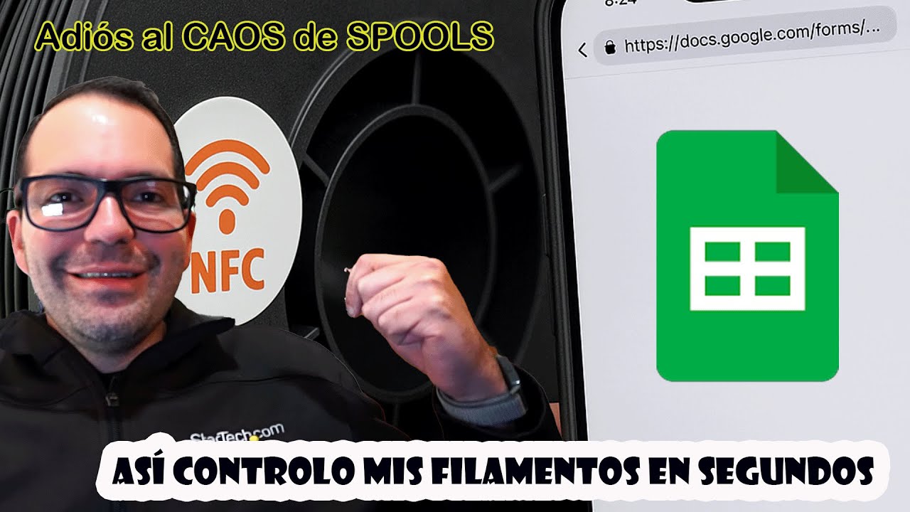 📦 Controla tu inventario de filamentos con NFC y Google Sheets 🚀