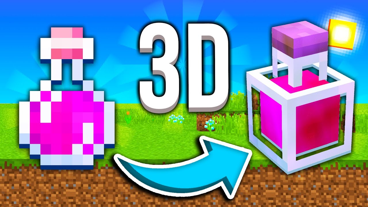 J'ai refait les Textures de Minecraft en 3D...