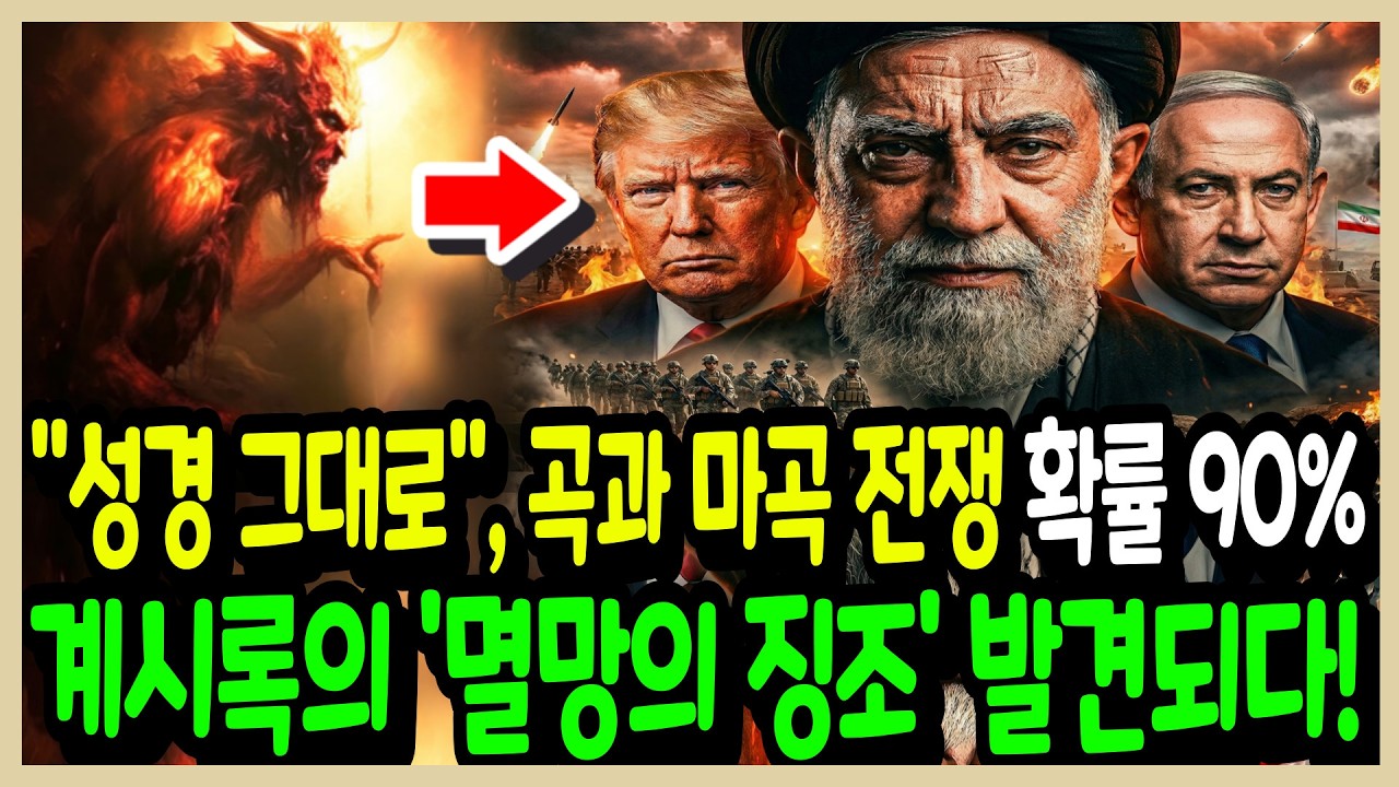 곧 휴거 있을듯..이스라엘 이란 전쟁으로 드러난 마지막때 징조 확정!