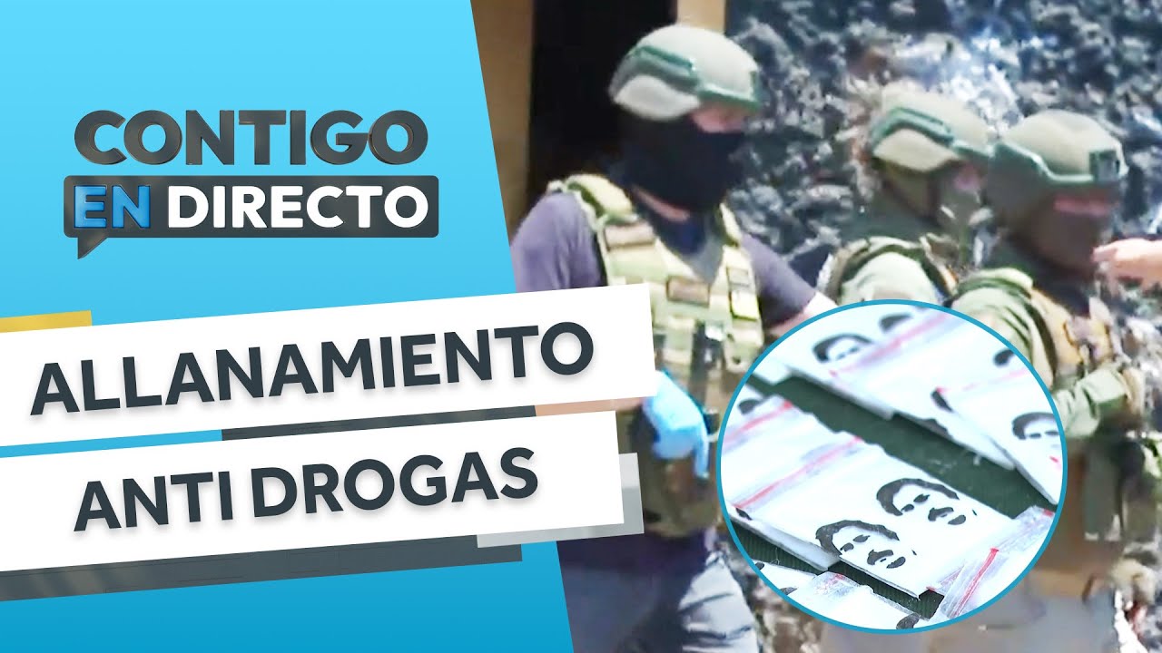 11 DETENIDOS: As&iacute; fue allanamiento anti drogas en Cerro Navia - Contigo en Directo
