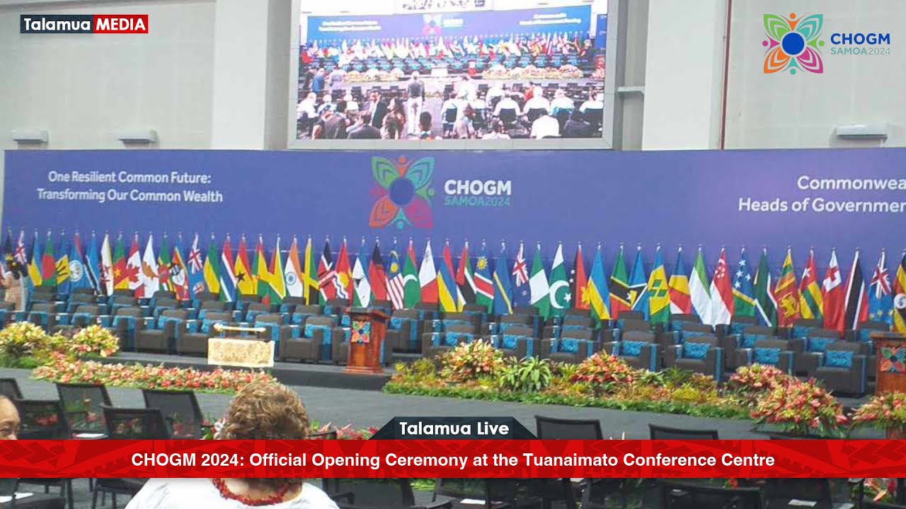 CHOGM 2024: Official Opening Ceremony at the Tuanaimato Conference Centre