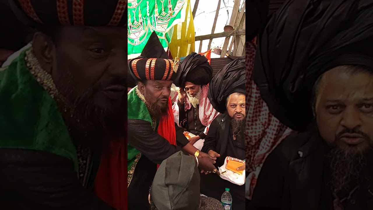 Mustakim Baba Felicitates Syed Masoom Ali Baba and Syed Rafiq Baba Makanpur
