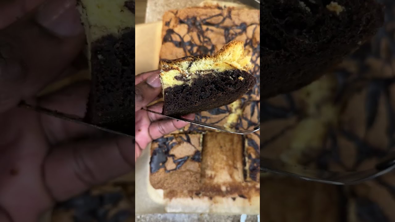 Marblé cake attempt… delicious accident. 😋 I will update this video with the recipe soon 📖 