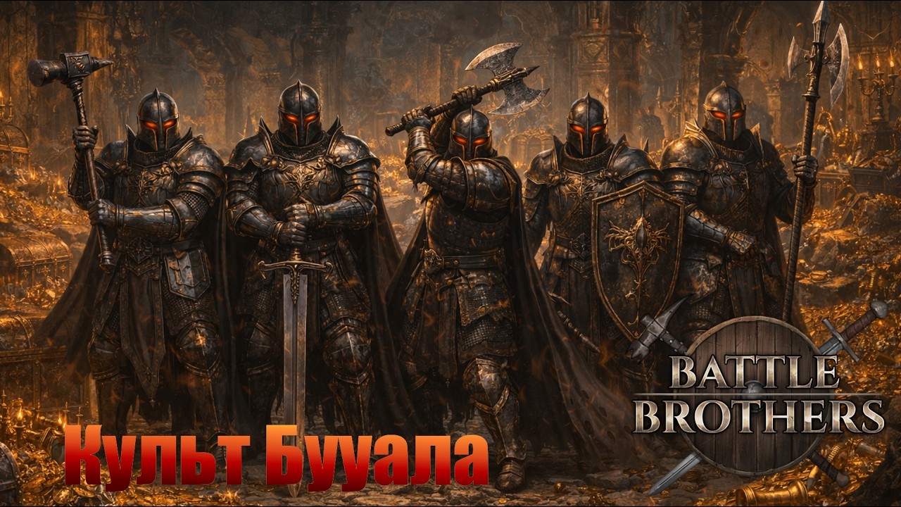 Братья наемники, последователи культа Бууала. Battle Brothers. Часть 23.