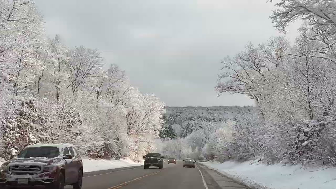 ❄️ After the Snowstorm | Family Travel on Snowy Roads in America 🇺🇸