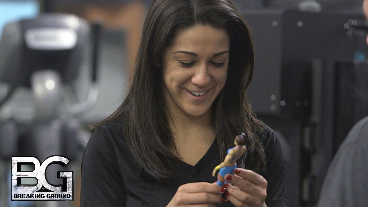 Bayley is presented with her first action figure: WWE Breaking Ground, only on WWE Network