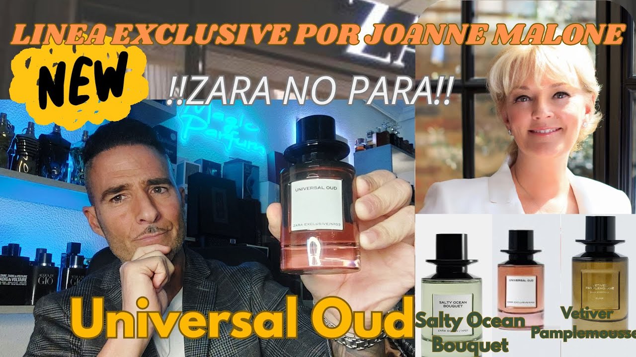 !ZARA! !NUEVO LANZAMIENTO! UNIVERSAL OUD. LINEA EXCLUSIVE POR JOANNE MALONE. MagicParfum. JC
