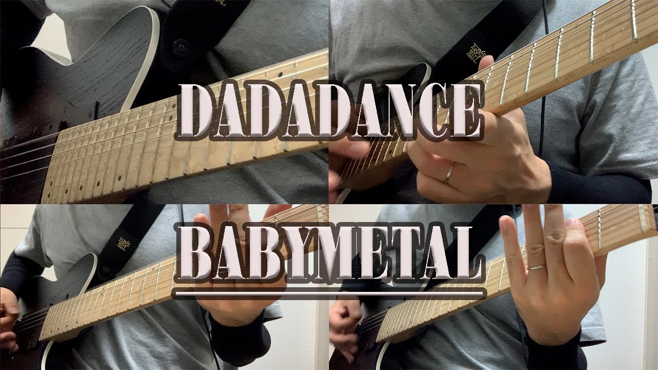BABYMETAL - Da Da Dance Guitar Cover(with drums only)