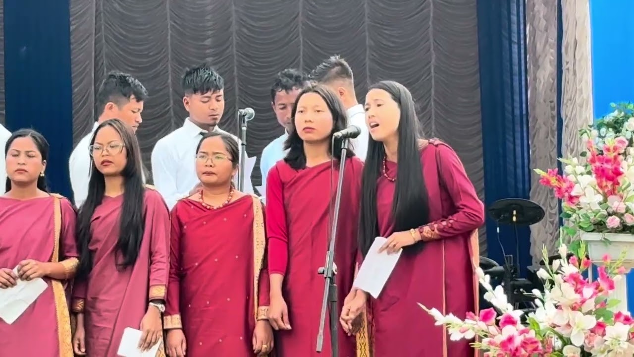 Umket Pastorate Standing Choir at Nongtraw