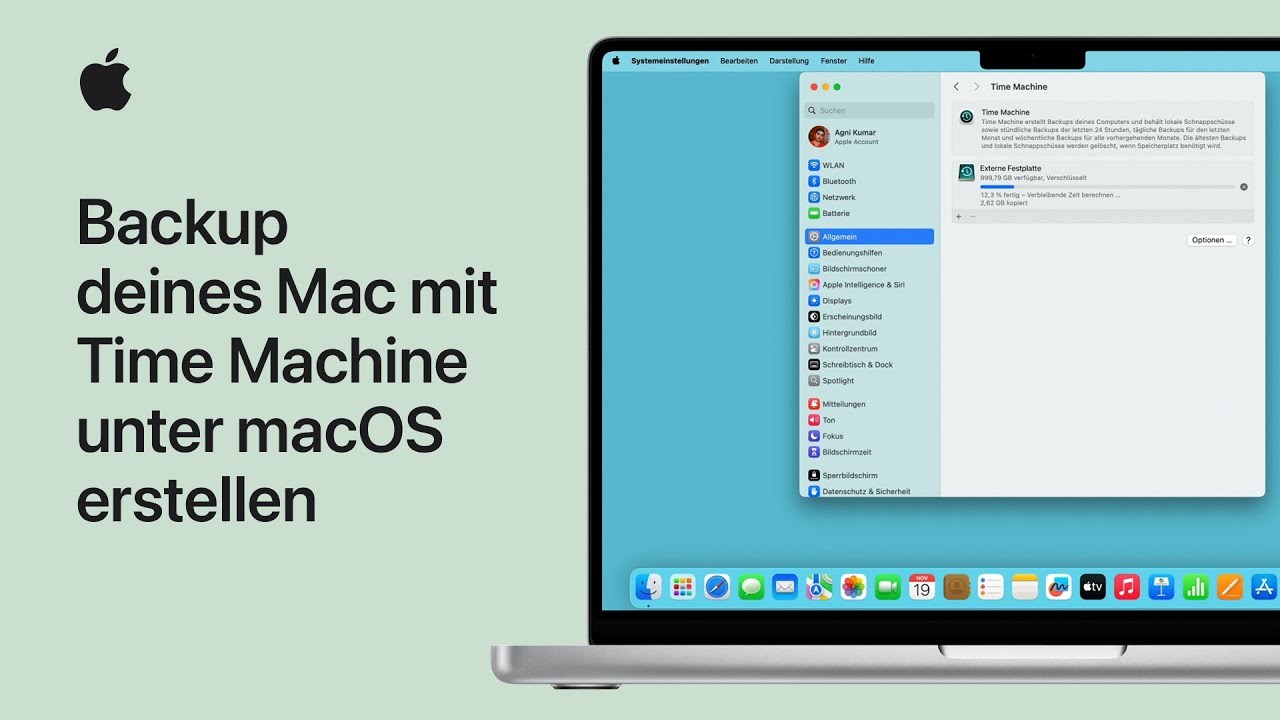 So erstellst du ein Backup deines Mac mit Time Machine | Apple Support