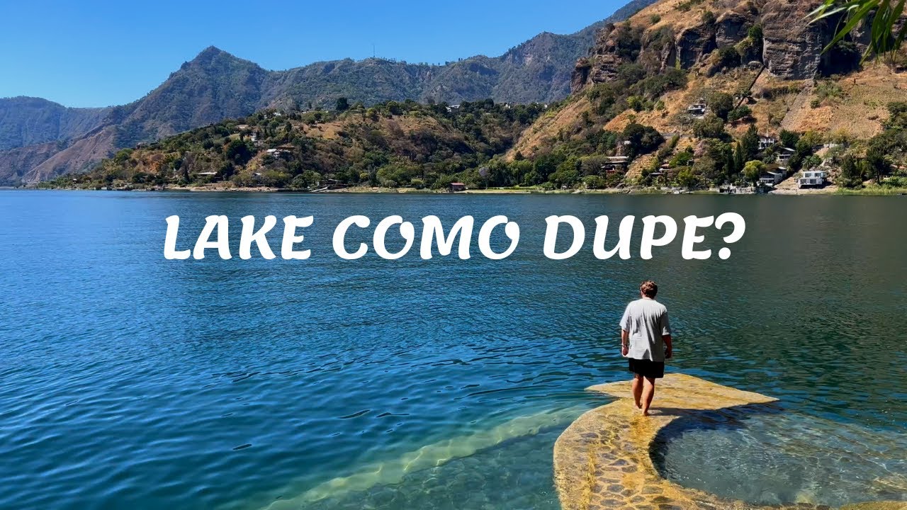 WHY GO TO LAKE COMO WHEN YOU CAN GO TO LAKE ATITLAN? | Sunrise hike & Exploring San Marcos
