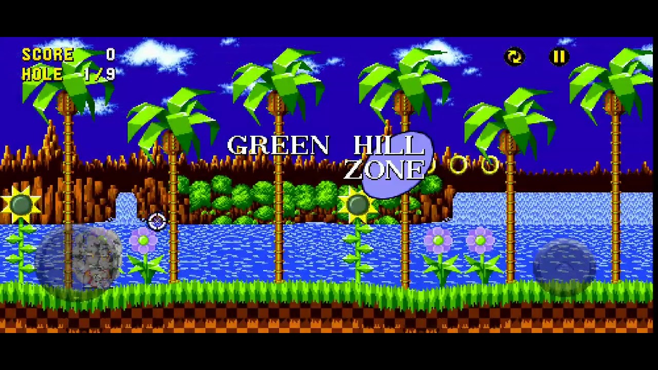 Jugando Sonic 1 forever