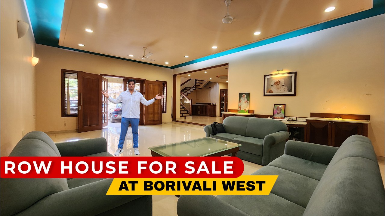 Row House For Sale In Borivali Mumbai / 6bhk converted 9bhk  Ultra Spacious Size #rowhouse #property