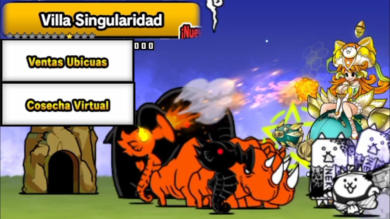 Villa Singularidad| Ventas Ubicuas| Cosecha Virtual| Etapa de Leyenda| THE BATTLE CATS