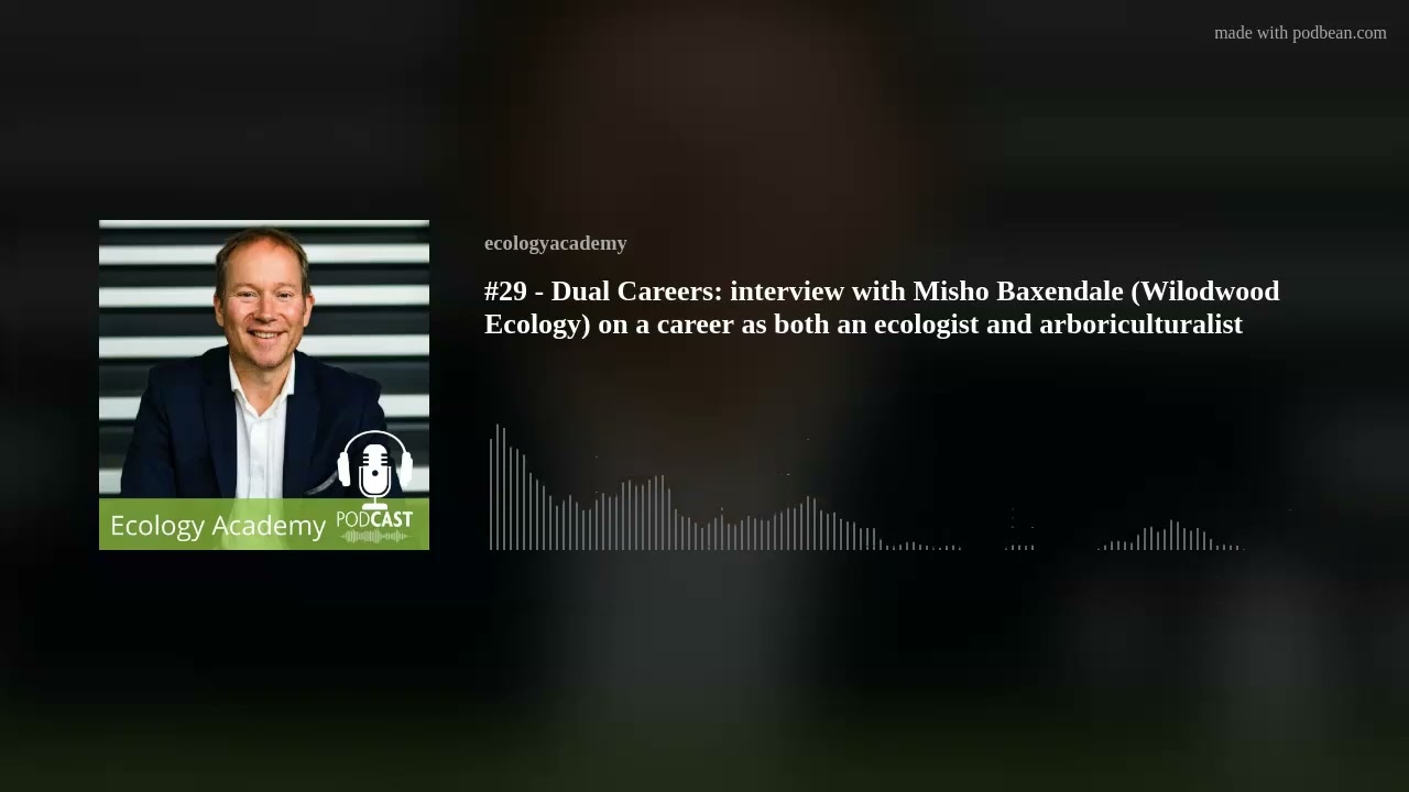 #29 - Dual Careers: interview with Misho Baxendale (Wilodwood Ecology) on a career as both an ecolog