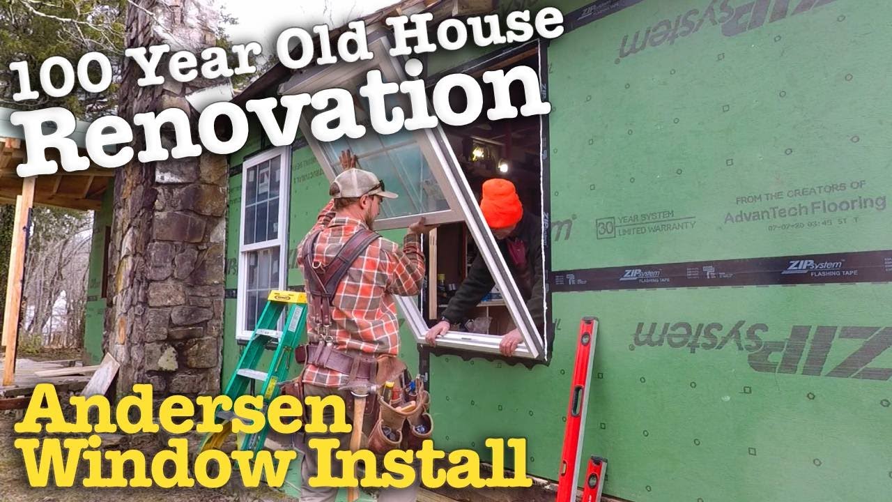 Andersen Window Installation - 100 Year Old House Renovation #7