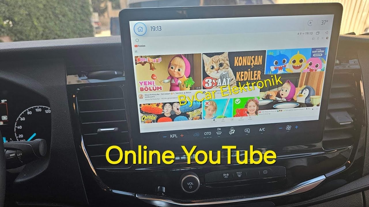 2024 Model Sıfır Ford Transit Van Hayalet Ekran Sync4 Carplay YouTube Video İzleme Gizli Özellik