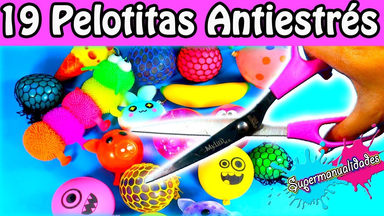 Cortando pelotas antiestrés (19 pelotitas) / Supermanualidades