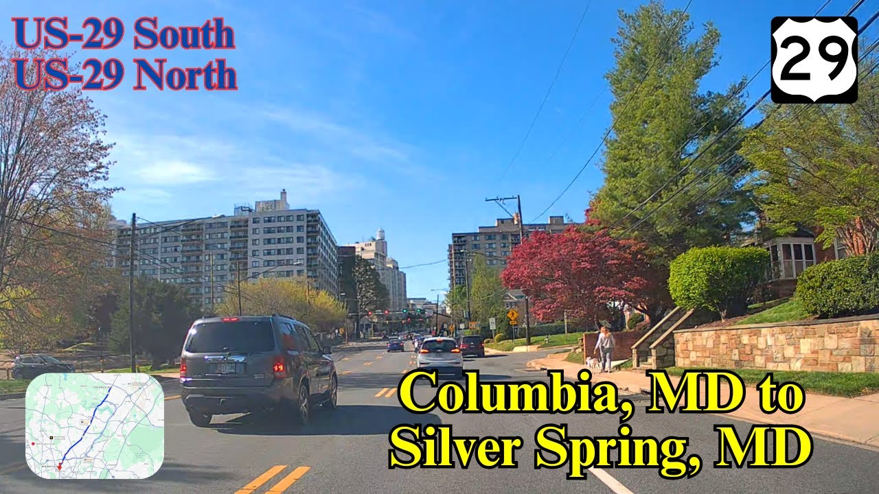 Columbia, MD to Silver Spring, MD | US-29 South | US-29 North | streetview819 | self-driving