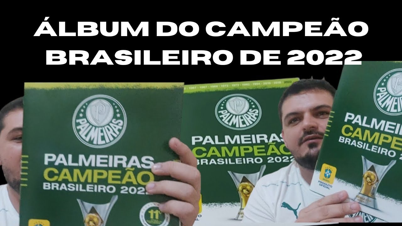 trazendo o  album do campeao brasileiro de 2022.#palmeiras #panini #paninibrasil #brasileirao2022