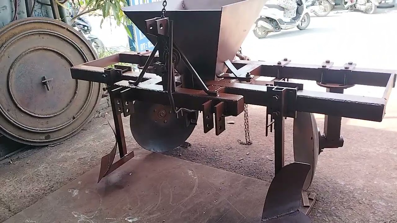 dàn 2 chảo lên luống rải phân vào bình dương 0967956682