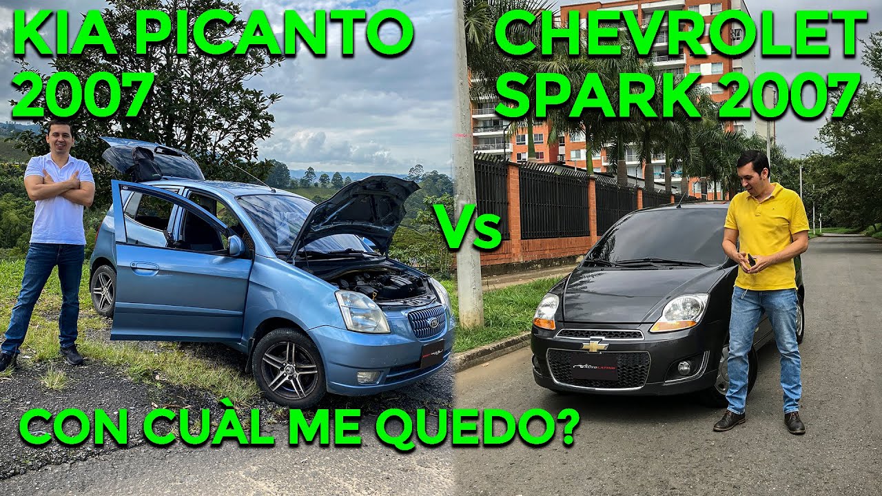 🔥Chevrolet Spark Vs Kia Picanto🔥CON CUÀL ME QUEDO?🔥AutoLatino🔥