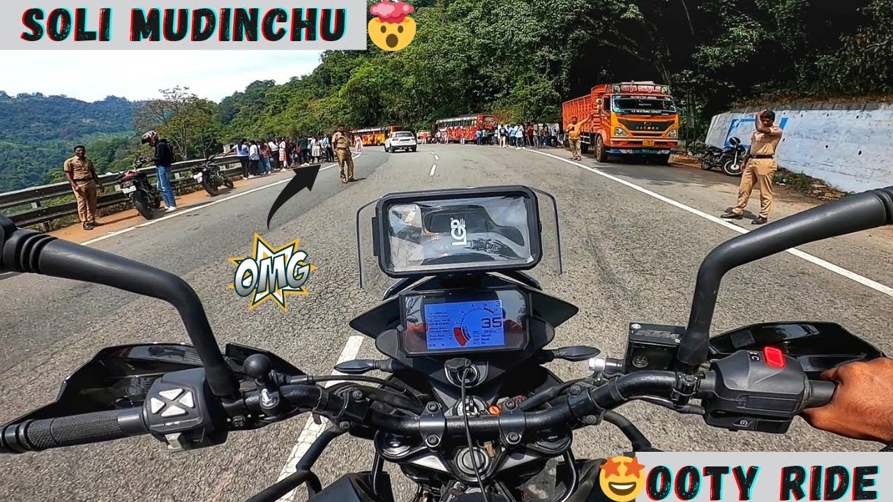 Soli Mudinchi🤯/Ooty Ride🤩/Escaped From Accident❤️‍🩹/Police Stopped Me🥴/Part-1/@Track_Twister
