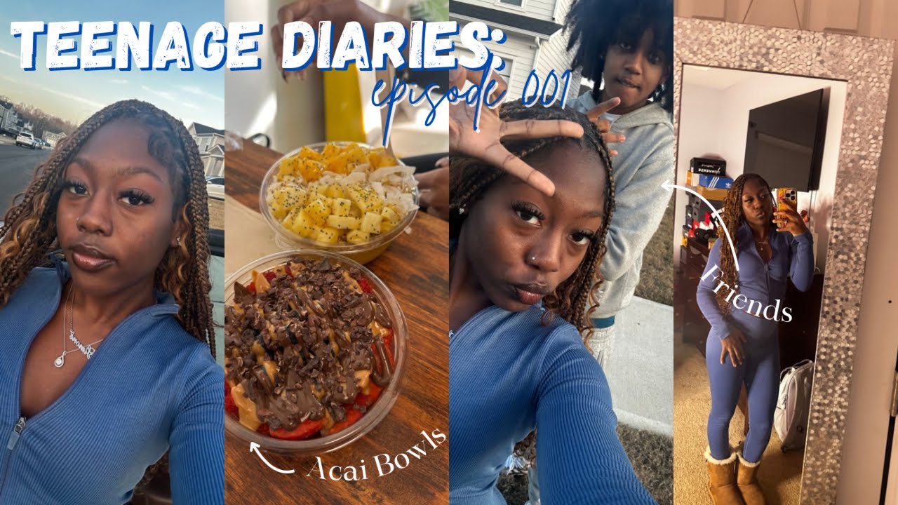 TEENAGE DIARIES 001: grwm, friends, açaí bowls | itsjustsimone