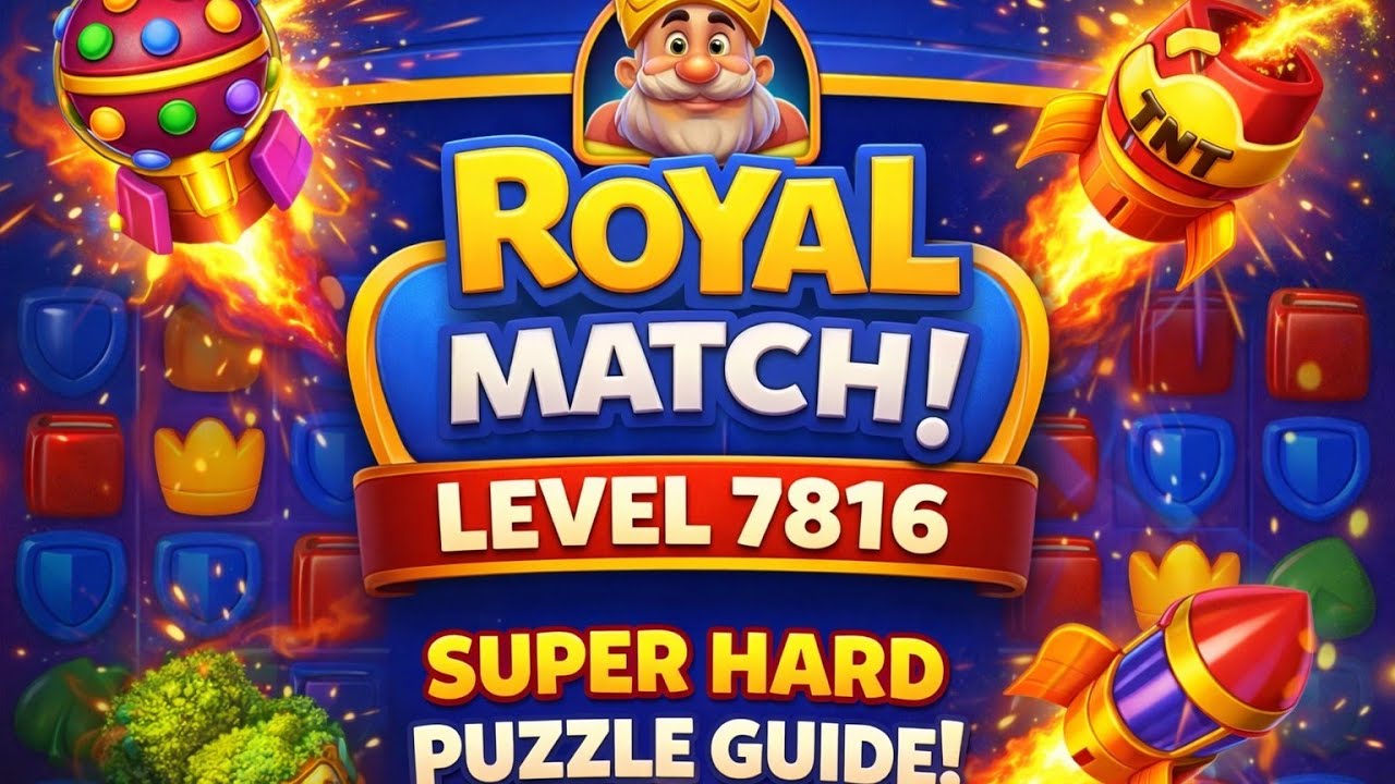 Royal Match Level 7816 Super Hard 😱 | Best Strategy & Easy Win Guide 🔥