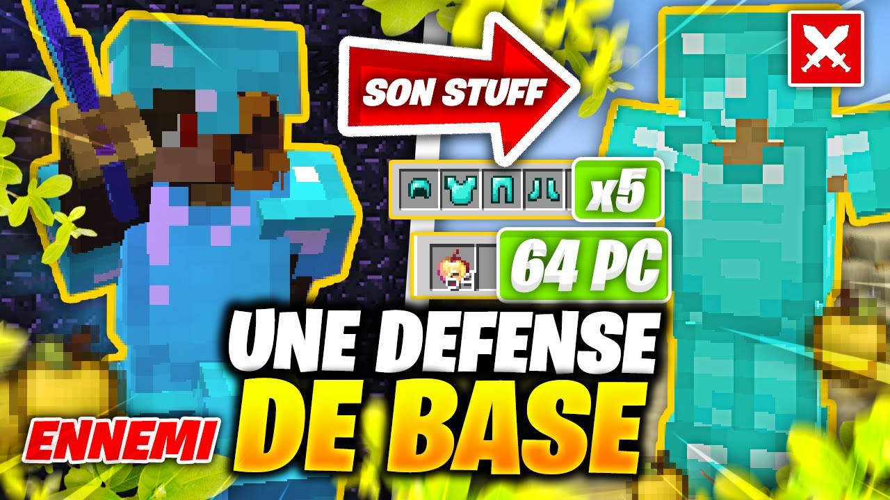 JE LE TRAP DANS MA BASE AVEC 5 STUFFS ET 64 PC SUR LUI, PVP FACTION PACTIFY
