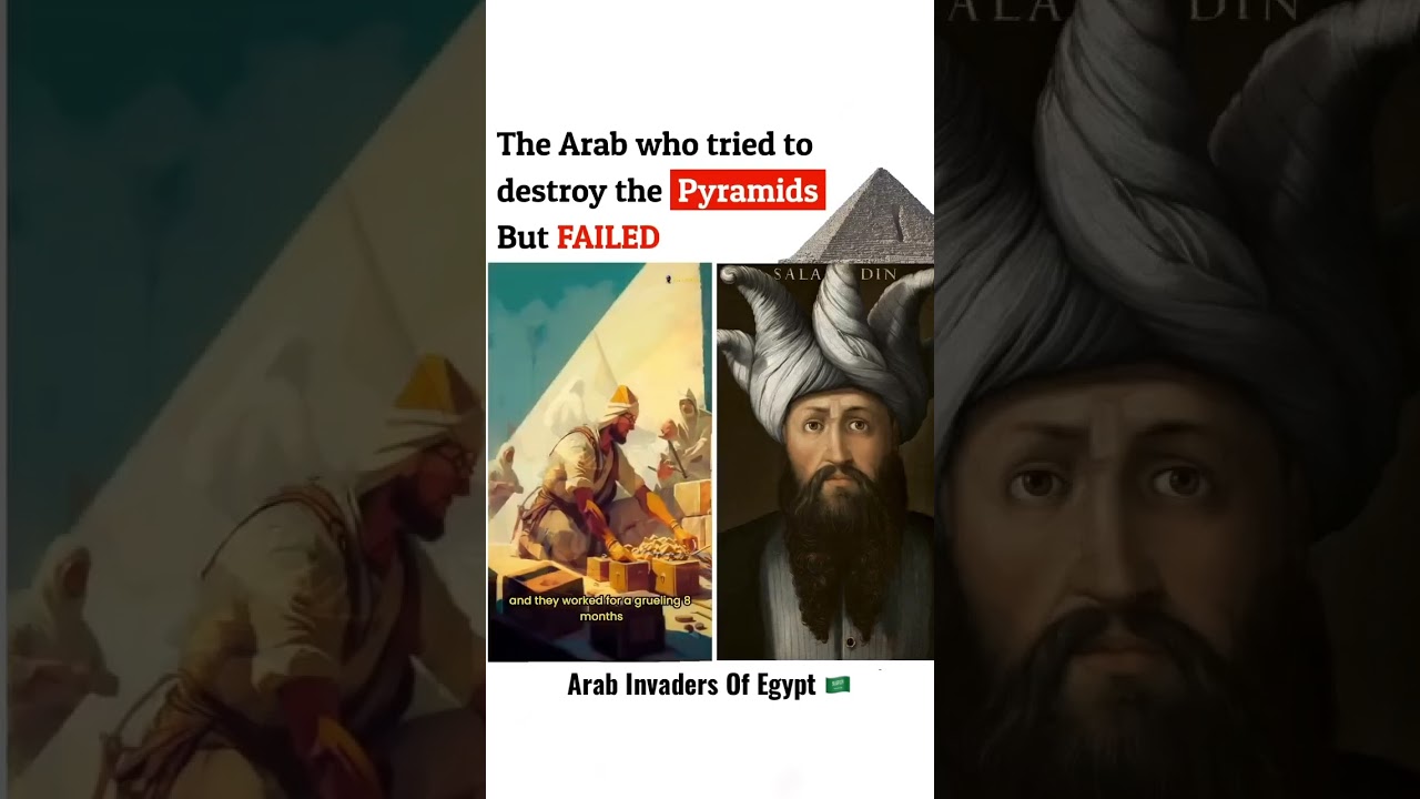 THE ARAB WHO TRIED TO DESTROY THE PYRAMIDS 😳🤦🏾&zwj;♂️
