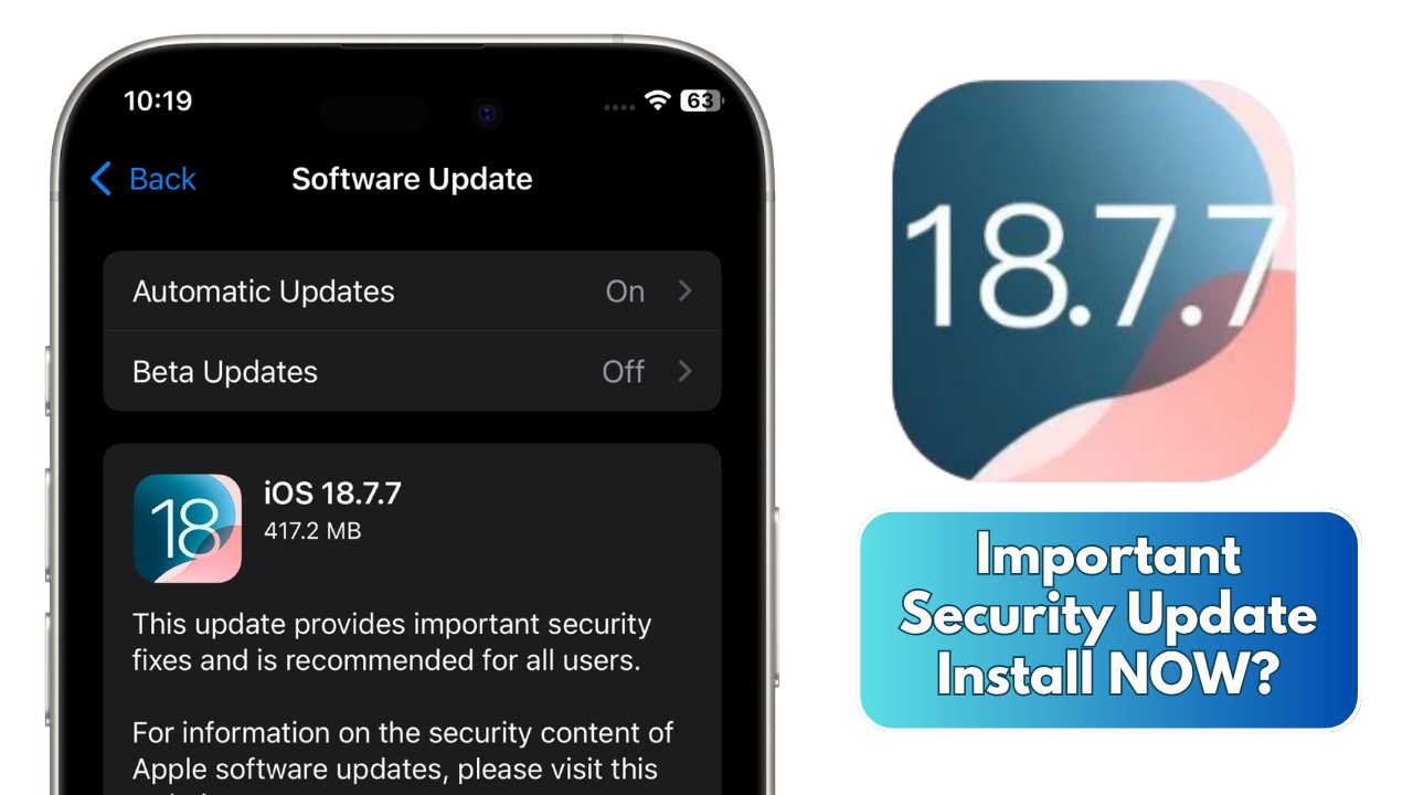 iOS 18.7.7 jest już dostępny. Czy warto go ZAINSTALOWAĆ?