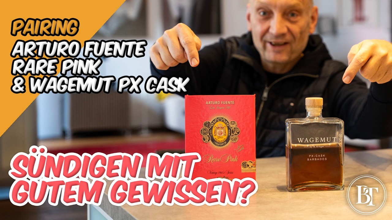 Die perfekte Ausrede f&uuml;r Genuss? Arturo Fuente Rare Pink & Wagemut Rum | Zigarren Pairing Review