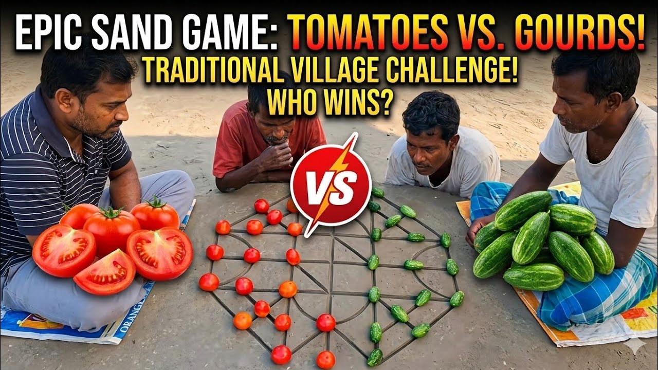 Village Style Challenge Game | Stratage battle | 19 bead Village Mind Game Damaka