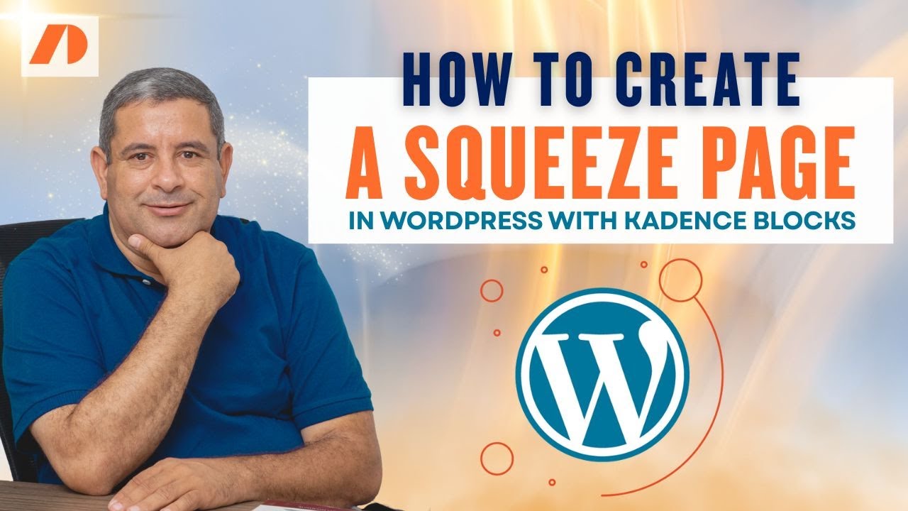 How to Create a Squeeze Page in WordPress with Kadence Blocks!