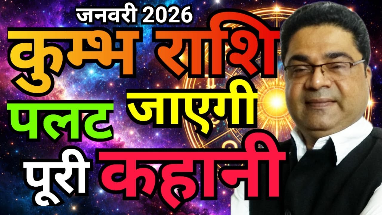 कुम्भ राशि: &ldquo;पलट जाएगी पूरी कहानी&rdquo; | Kumbh Rashi January 2026 | Aquarius January 2026 | Sky Speaks
