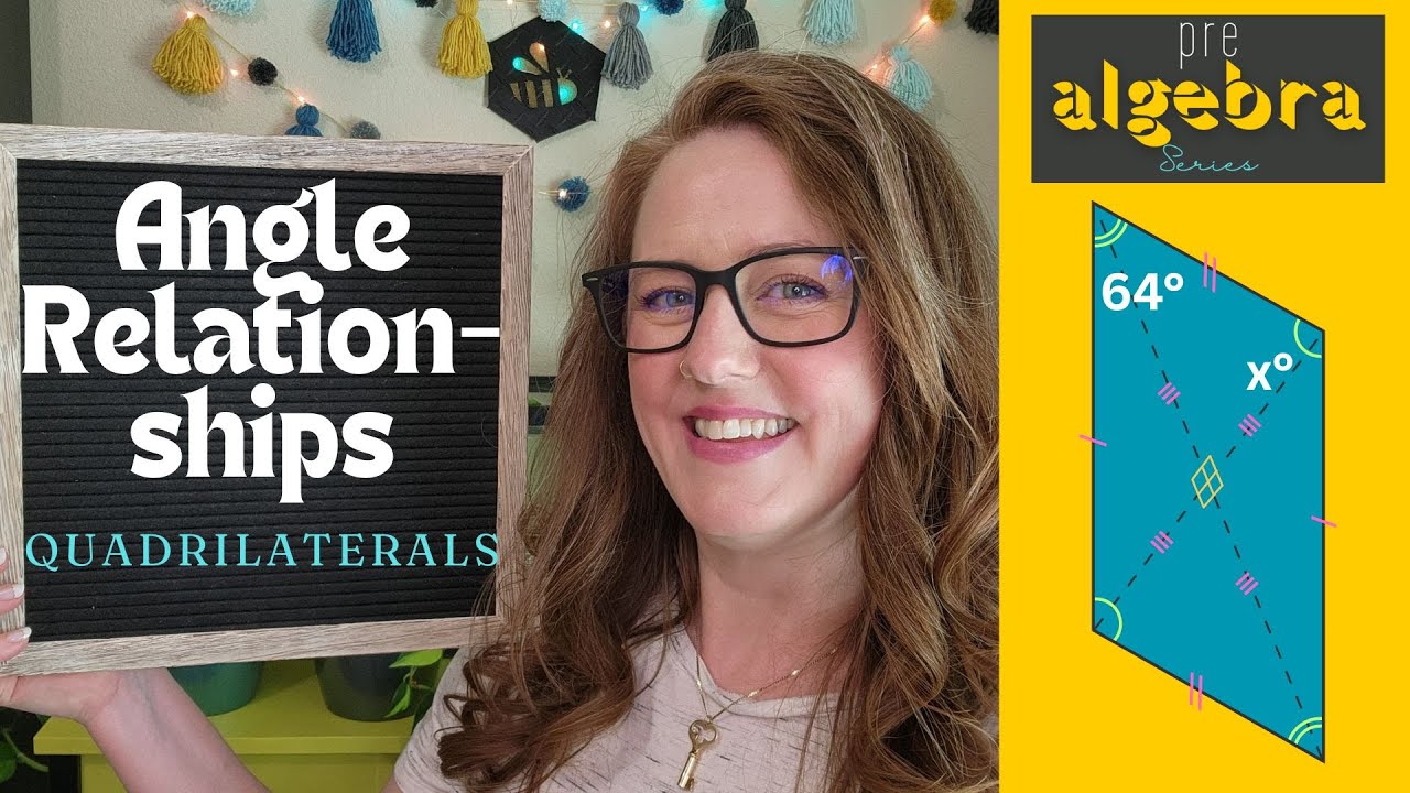 Угловые соотношения в четырехугольниках | Объяснение недостающих углов, параллелограммов и трапеций