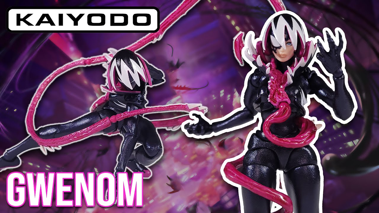 Обзор фигурки Revoltech GWENOM Amazing Yamaguchi Spider-Man!