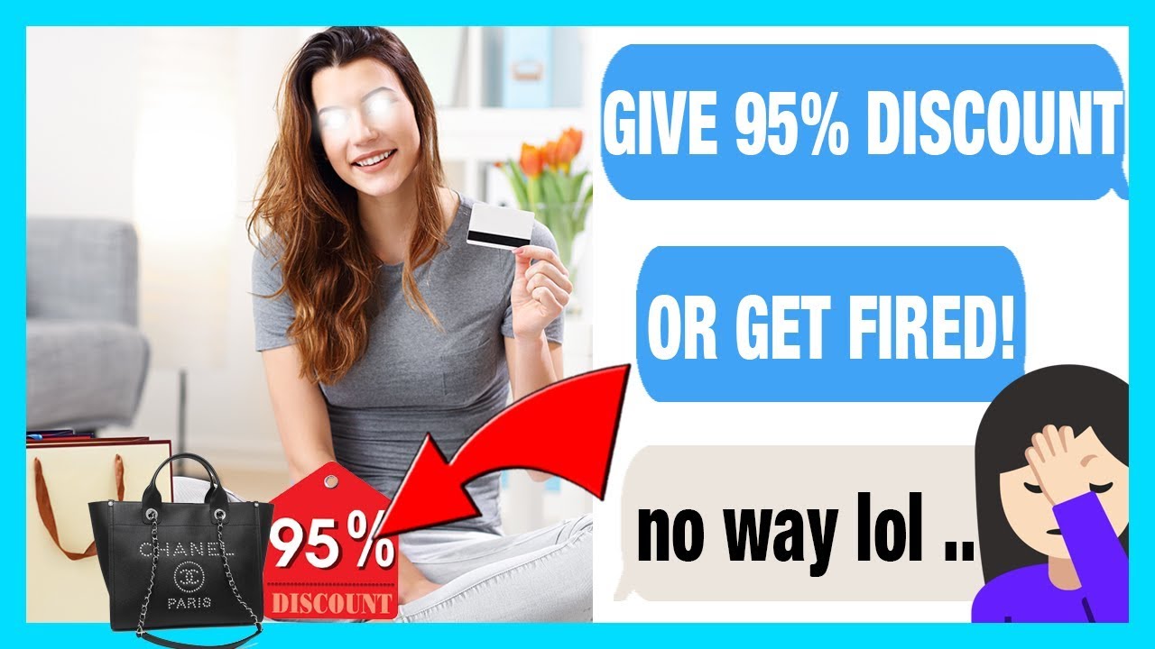 r/idontworkherelady - KAREN DEMANDS 95% DISCOUNT! (Reddit IDontWorkHereLady)