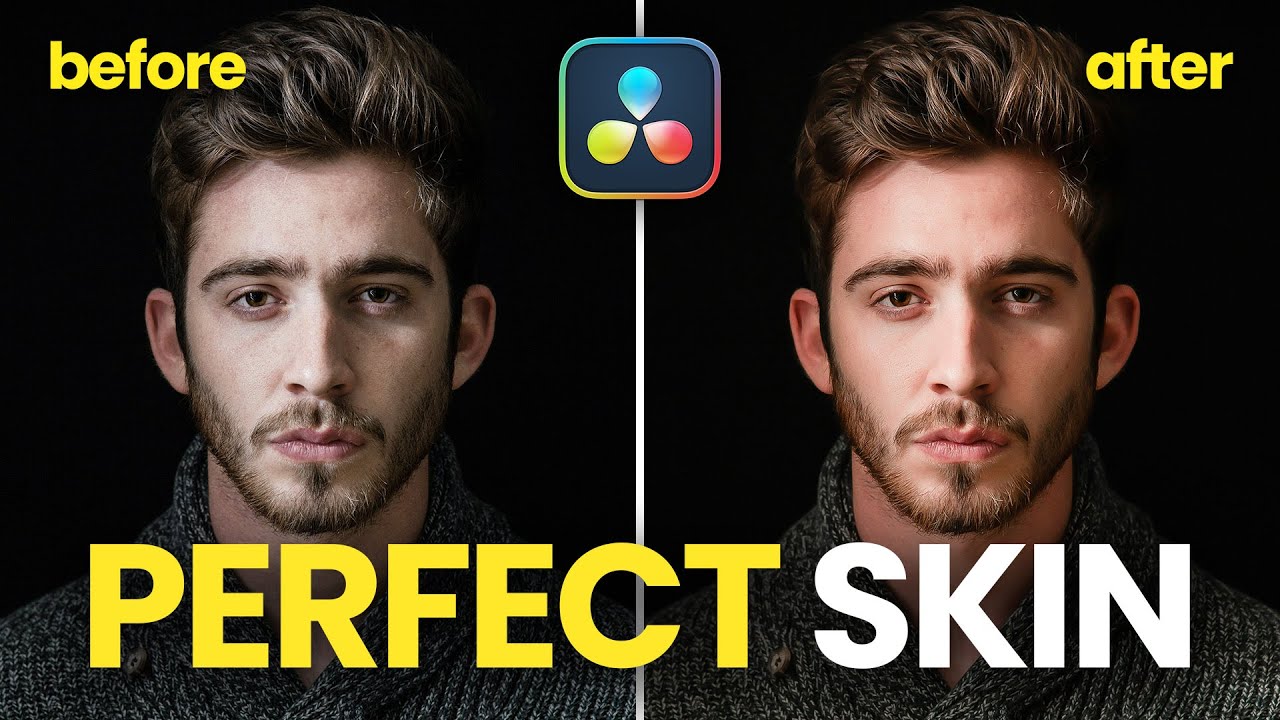 Идеальный тон кожи в DaVinci Resolve