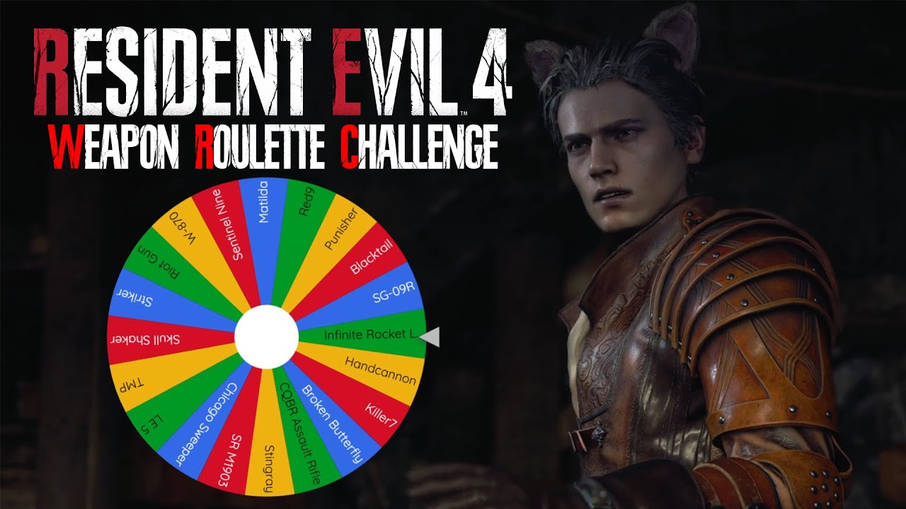 Resident Evil 4 Remake - Weapon Roulette Challenge in Professional Full Gameplay