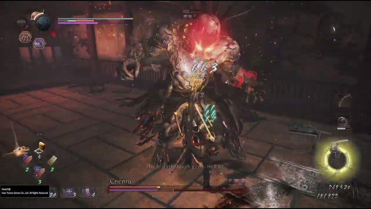 Nioh 2 Vs Enenra boss fight extra mission