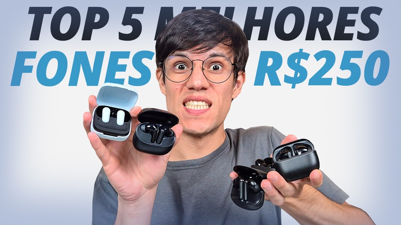 Top 5 Melhores FONES de OUVIDO BLUETOOTH 2026 até R$250